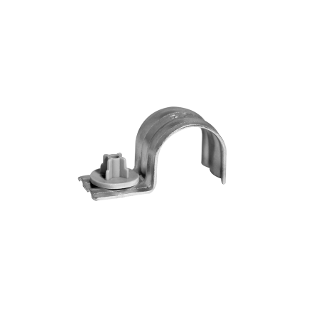 Metal cable clip PFT to install cables and pipes with a gas nailer