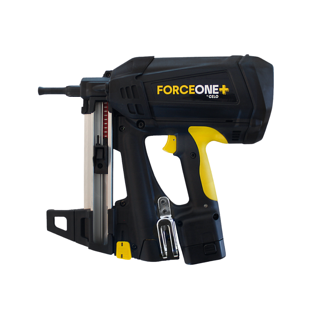 The FORCE ONE+ is the most advanced nail gun on the market