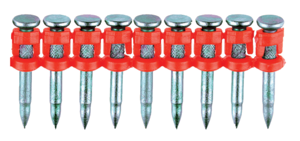 XHA nails have unmatched hold in concrete in steel