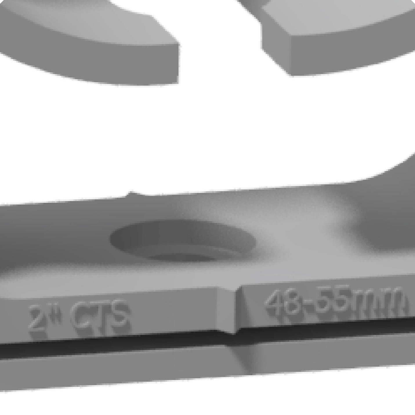The standard screw hole means a wide variety of tapcons can be used